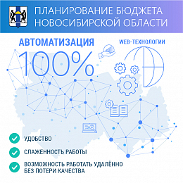 В госсекторе Новосибирской области планирование бюджета автоматизировано с применением web-технологий
